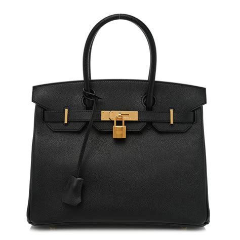 hermes 67322131191170|HERMES Epsom Birkin 30 Black 1312517 .